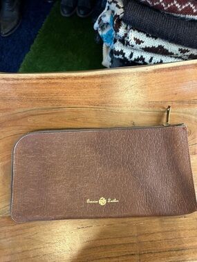 Brown Men's Zip Pouch
